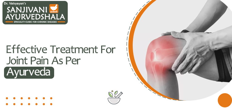 What are the effective natural options to manage joint pain as per Ayurveda?